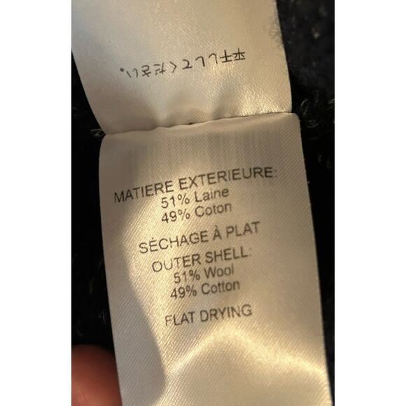 See by Chloe Women's Oversized Navy Blue Wool-Blend Sweater Jumper - Size Medium - Picture 6 of 6